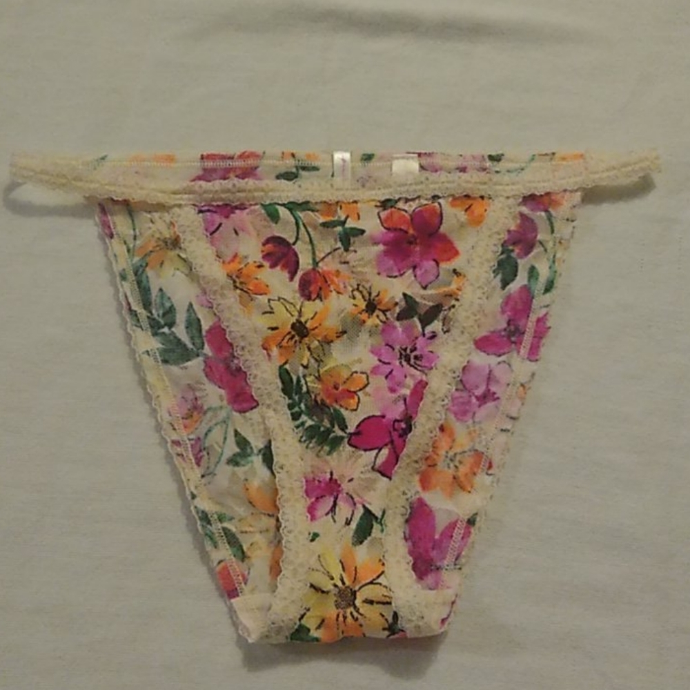 Pink Victoria's Secret High Leg Bikini Panty Size S